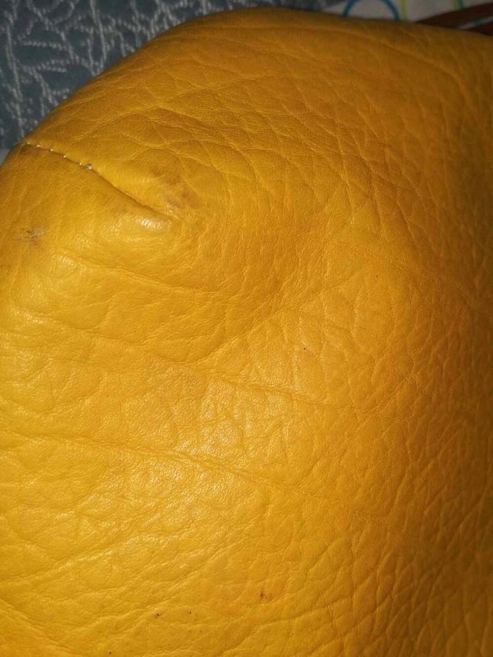 Plinio Visona yellow leather Italy shoulder bag - Picture 5 of 9